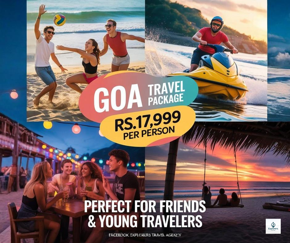 Facebook post for travel agency - Explorers